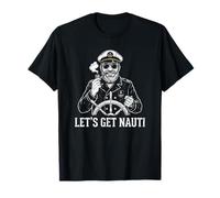 Hagamos Que Nauti Sea Divertido, el Humor de Captain Boating Sailor Camiseta