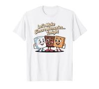 Hagamos S'More Memories Tonight Camper Funny Camping Camiseta