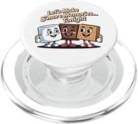 Hagamos S'More Memories Tonight Camper Funny Camping PopSockets PopGrip para MagSafe