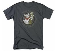 Hagar The Horrible Hagar Brewing T Shirt Mens Strip tee Charcoal Dark Grey L