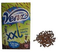 Hagelslag Leche Chocolate XXL asperja VENZ | El chocolate holandés asperja la leche extra grande | Holandesa asperja la leche de Venz | 13.4 onza total | Total de 380 gramos