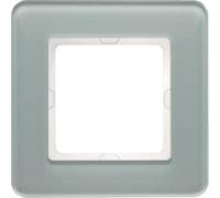 Hager 10116079 - Toma de corriente (Blanco, Vidrio, 95,2 mm, 1 pieza(s))