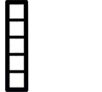 Hager 10156076 - Toma de corriente (Negro, Vidrio, 379,2 mm, 1 pieza(s))
