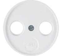 Hager 12032089 - Tapa tv rclassic con 2-3 elemento blanco polar brillo