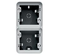 Hager 2 cajas de superficie verticales WNA686