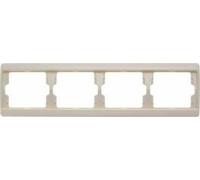 HAGER arsys - Marco 4 Elementos Horizontal Blanco