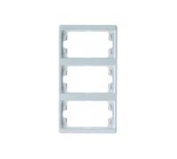 Hager arsys - Marco blanco polar 3 elementos vertical plastico