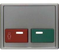 Hager arsys - Placa para referencia ackermann acero inoxidable