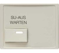 Hager arsys - Tapa con pulsador confirmacion blanco brillo