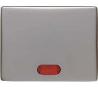 Hager arsys - Tecla con lente metal inoxidable