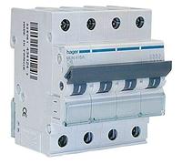 HAGER (AUT.+REST) - Hager serie mu - Interruptor automático 4 polos 16a curva-c 6ka