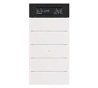 Hager b.iq - Teclado b-iq 5 fases con termostato +display blanco polar