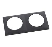 Hager b.Mobil - Marco Exterior 2 Elementos Serie b-Mobil Mate Antracita