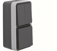 Hager Berker Enchufe Interruptor Combi con Protección Infantil y Carcasa - 47903525