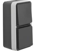 Hager Berker Gris W1 Interruptor Combinado Enchufe Con Carcasa IP55 - 47803515