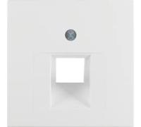 Hager Berker - tapa toma telefono rj45 blanco mate series s1/b3/b7 Ref. 6512510125