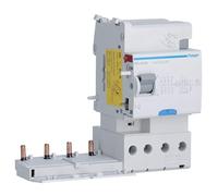 Hager BR464N Bloque Diferencial Tipo AC, selectivo, 4P, 63A, 500mA