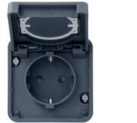 Hager - Brk - cubyko toma schuko 16a comp grs ip55 wna161 Ref. 6515130161