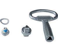 Hager Cerradura con llave cuadrada 7 mm, armario universo IP65