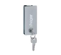 Hager Cerradura con llave para caja Vega VZ311PVB