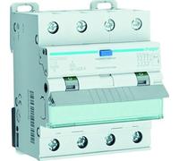 Hager - Disyuntor de Corriente Residual adz360d 3X 1p + n 6ka característica c. 10a 30ma Tipo a qc