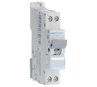 Hager-Disyuntor fase y neutro, 1-6A 6kA-Curva C-Vis/tornillo
