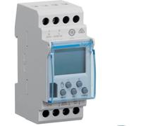 Hager Temporizador digital EGN103 Bluetooth 1 circuito para carril DIN Negro