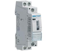 Hager Relé de mando ERC216, 16 A, 2 NA, 230 V