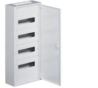 Hager FW412WT Caja de distribución superficie metálica clase I 4x12 módulos
