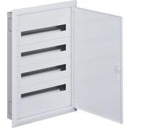 Hager FW424FT Caja de Distribución Empotrar Metálica Clase I 4x12 módulos, Blanco