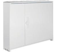 Hager FWB43S - Caja de distribución superficie 3 tramos, 4 filas, 144m, equipada