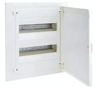 Hager golf serie vf - Caja golf empotrar serie vf 2 filas 24 módulos opaco blanco regleta