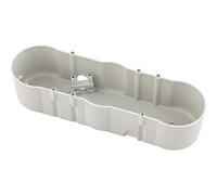 Hager integro - Caja cubrebornes 3 elementos con 1 brida sujetacable interna