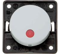 Hager integro - Interruptor bipolar con piloto gris