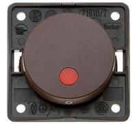 Hager integro - Interruptor bipolar con piloto marron