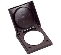 Hager integro - Marco 1 Elemento con Tapa Marron