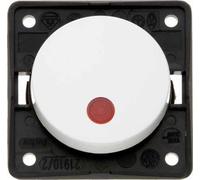 Hager integro - Pulsador con piloto lente rojo +lámpara neon blanco polar