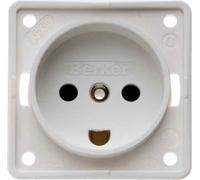 Hager integro - Toma corriente dinamarca blanco polar mate