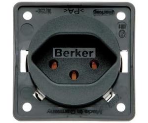 Hager integro - Toma Corriente Suiza tipo-13 Antracita Mate