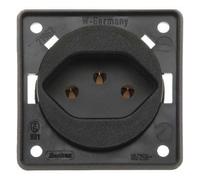 Hager integro - Toma corriente suiza tipo-13 negro mate