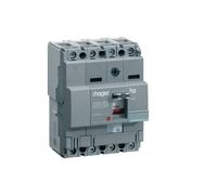Hager Interruptor automático de caja moldeada x160 4P4D 125 AM regulable fijo