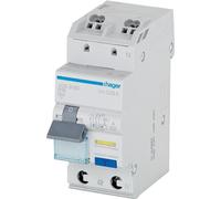 Hager Interruptor FI/LS HAGADS966D, 16 A, 1P y NC, 0,03 m