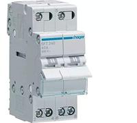 Hager Conmutador modular I-0-II 2P 40A común arriba