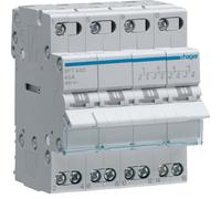 Hager Interruptor Modular De Cambio De 4 Polos 40A - SFT440