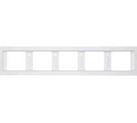 Hager k.1 - Marco 5 elementos horizontal k1 blanco polar