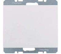Hager k1 - Placa ciega con bastidor blanco polar