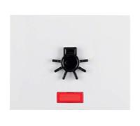 Hager k1 - Tecla Interruptor invidente luz Blanco Polar