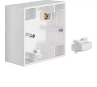 Hager k1 - Zócalo 1 Elemento Blanco Polar