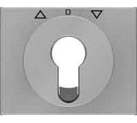 Hager k5 - Placa central con cerradura acero