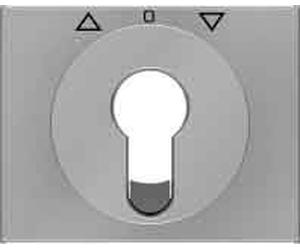 Hager k5 - Placa central con cerradura acero
